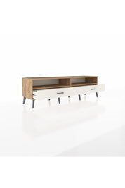 Hyperion TV Ünitesi 2 Raflı 2 Çekmeceli  176x44x51 Çam-Çam/Aytaşı