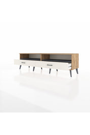 Hyperion TV Ünitesi 2 Raflı 2 Çekmeceli  176x44x51 Çam-Antrasit/Aytaşı
