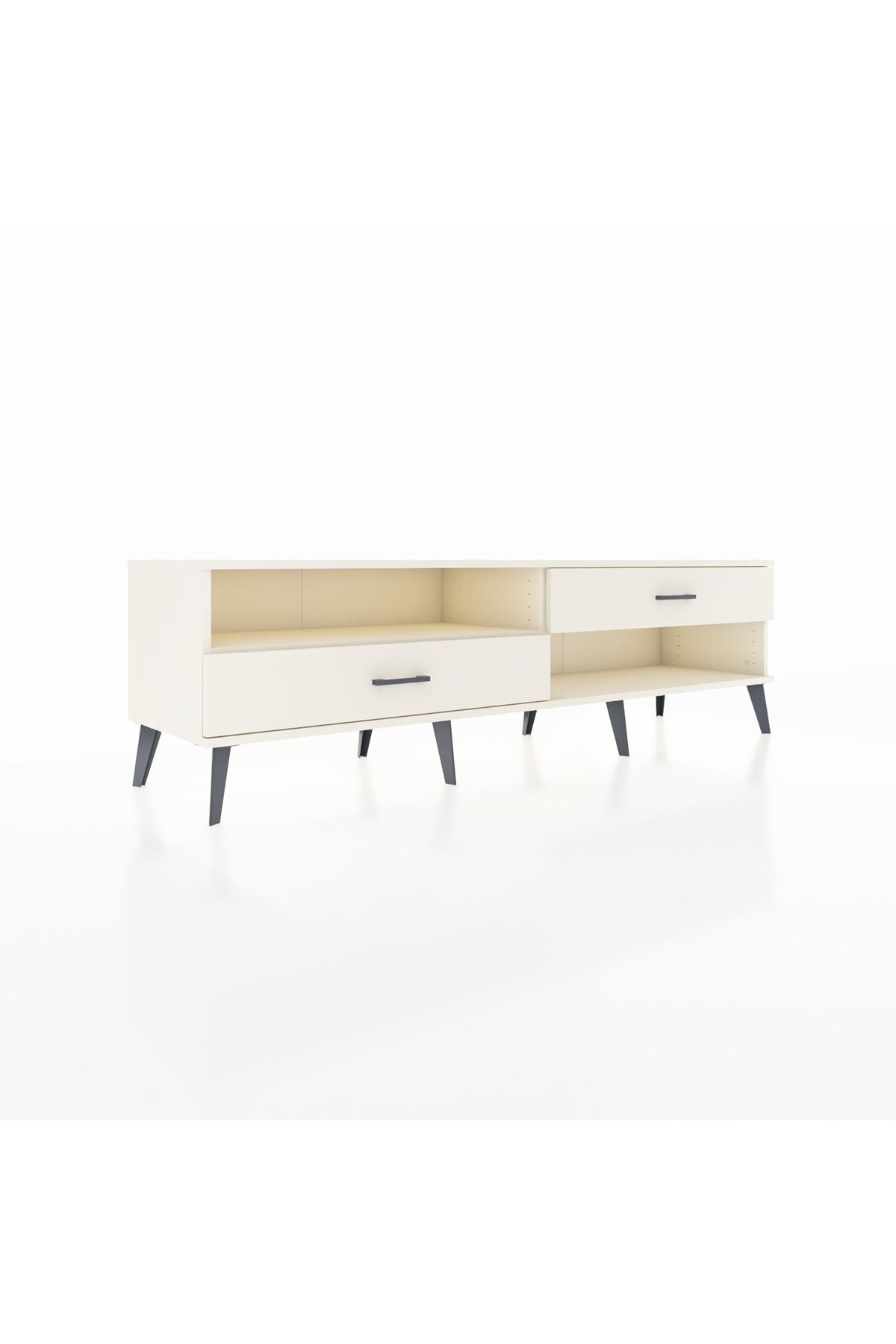 Hyperion TV Ünitesi Tek Raflı 2 Çekmeceli  176x44x51 Aytaşı-Aytaşı/Aytaşı