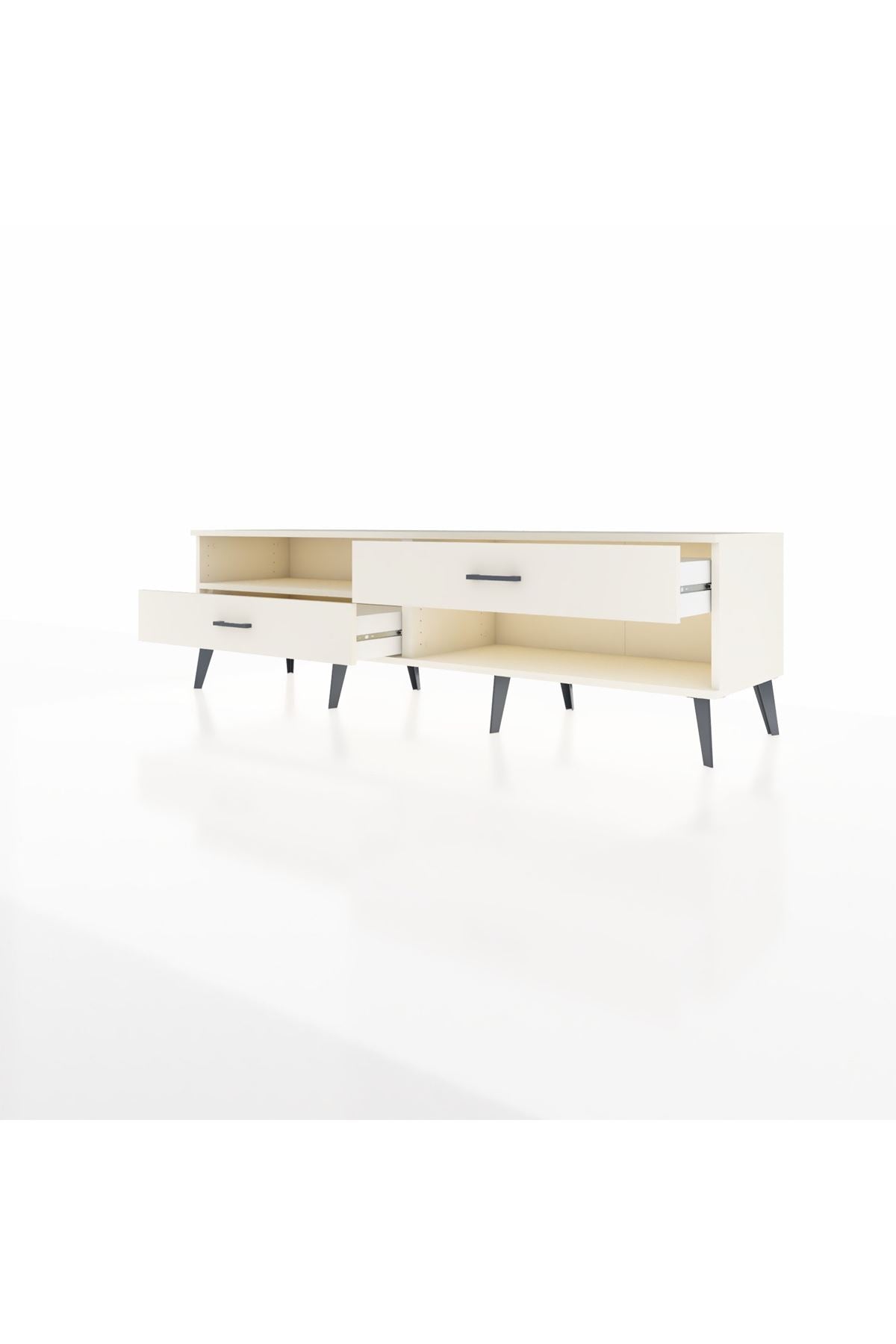 Hyperion TV Ünitesi Tek Raflı 2 Çekmeceli  176x44x51 Aytaşı-Aytaşı/Aytaşı