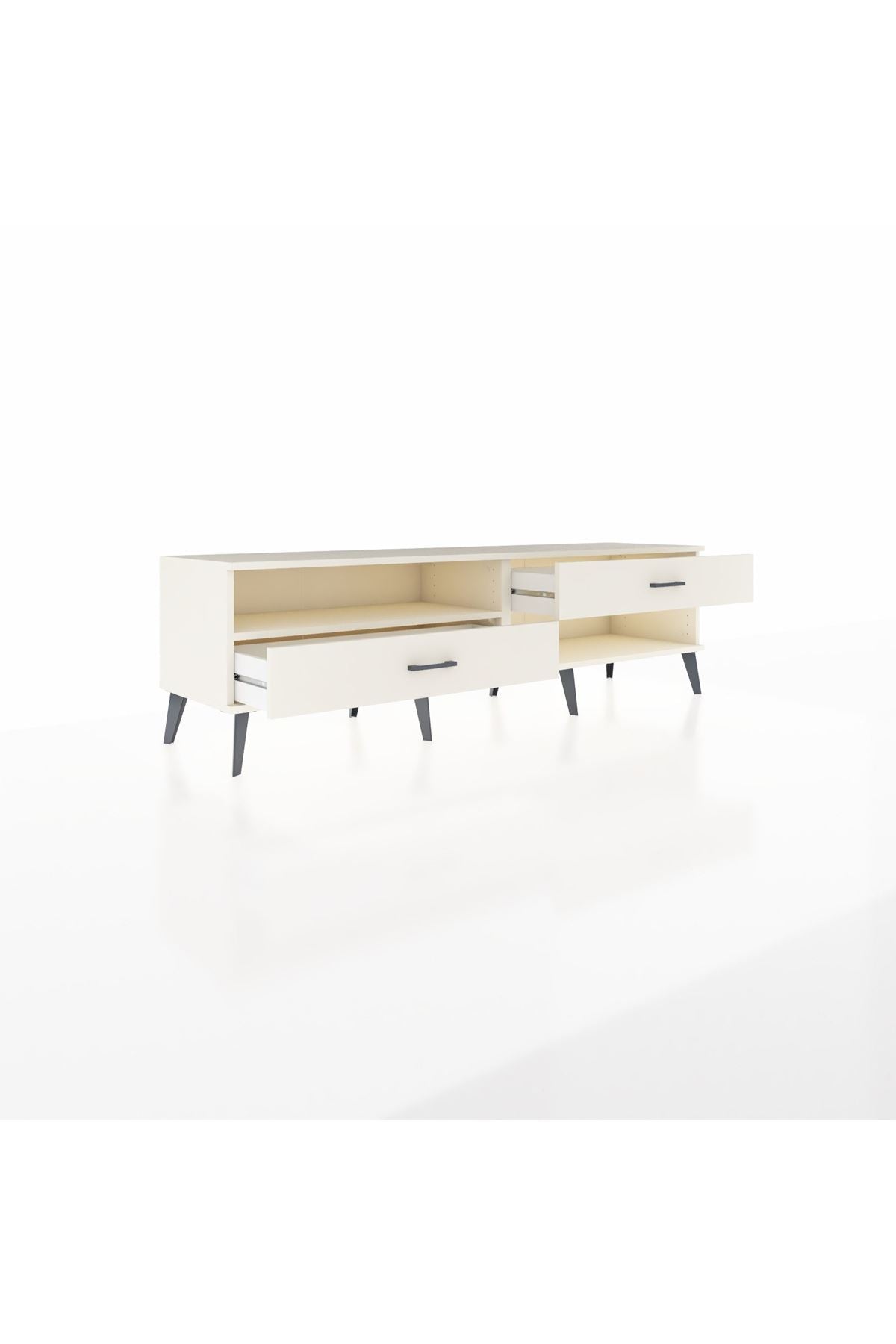 Hyperion TV Ünitesi Tek Raflı 2 Çekmeceli  176x44x51 Aytaşı-Aytaşı/Aytaşı