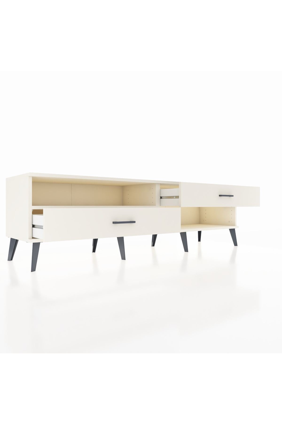 Hyperion TV Ünitesi Tek Raflı 2 Çekmeceli  176x44x51 Aytaşı-Aytaşı/Aytaşı