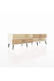 Hyperion TV Ünitesi Tek Raflı 2 Çekmeceli  176x44x51 Aytaşı-Aytaşı/Çam