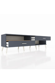 Hyperion TV Ünitesi Tek Raflı 2 Çekmeceli  176x44x51 Antrasit-Çam/Antrasit