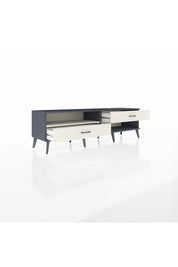 Hyperion TV Ünitesi Tek Raflı 2 Çekmeceli  176x44x51 Antrasit-Aytaşı/Aytaşı