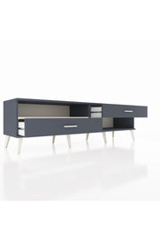 Hyperion TV Ünitesi Tek Raflı 2 Çekmeceli  176x44x51 Antrasit-Aytaşı/Antrasit
