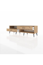 Hyperion TV Ünitesi Tek Raflı 2 Çekmeceli  176x44x51 Çam-Çam/Çam