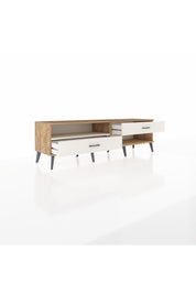 Hyperion TV Ünitesi Tek Raflı 2 Çekmeceli  176x44x51 Çam-Aytaşı/Aytaşı