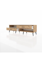 Hyperion TV Ünitesi Tek Raflı 2 Çekmeceli  176x44x51 Çam-Aytaşı/Çam