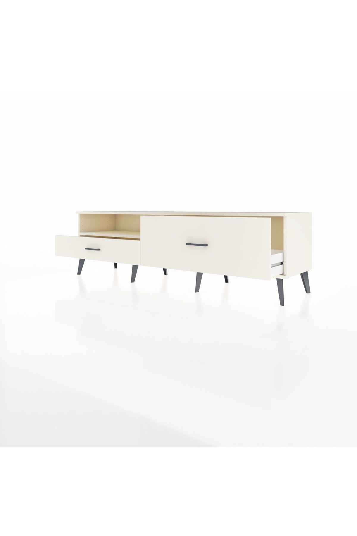 Hyperion TV Ünitesi Tek Raflı 2 Çekmeceli  176x44x51 Aytaşı-Aytaşı/Aytaşı