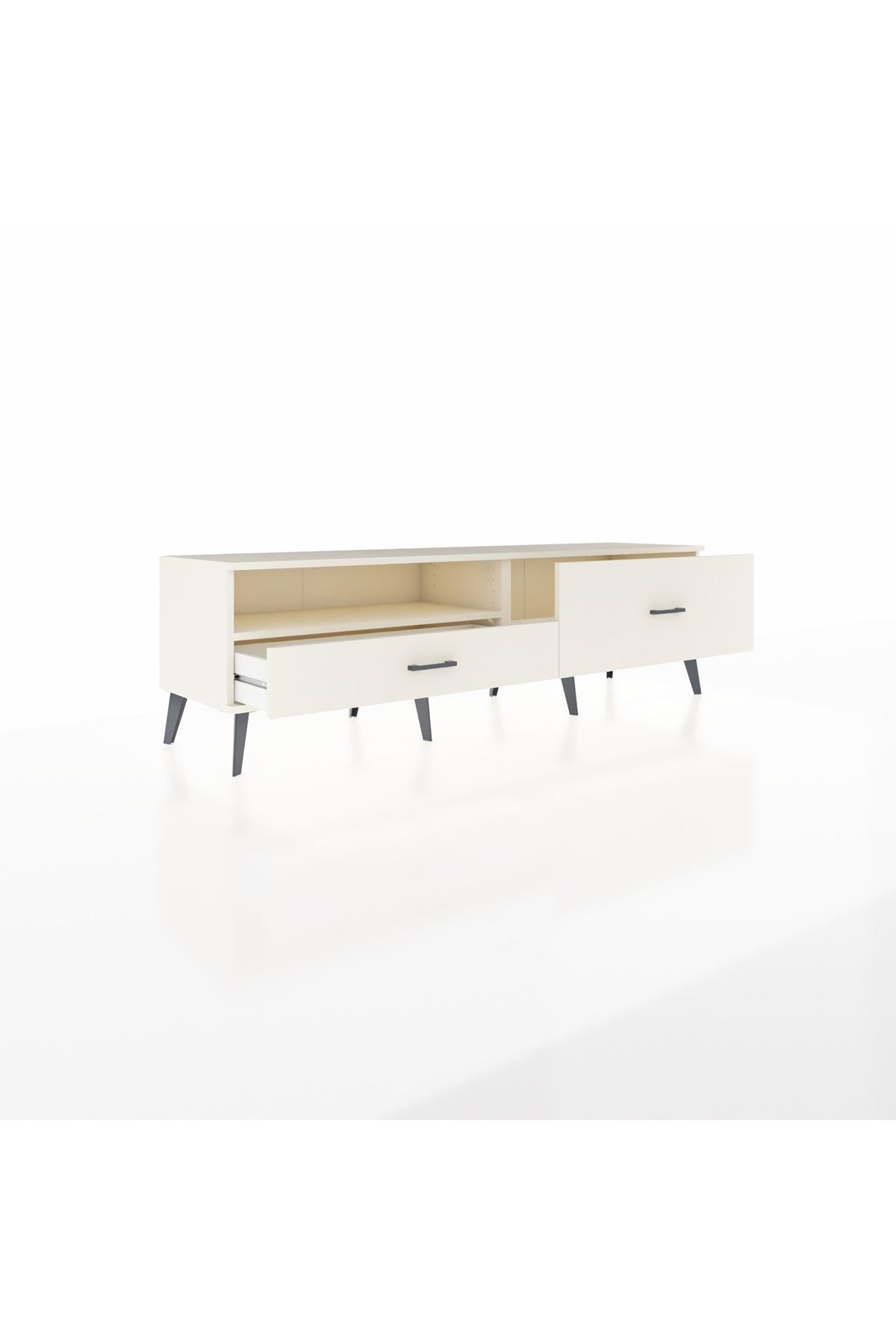 Hyperion TV Ünitesi Tek Raflı 2 Çekmeceli  176x44x51 Aytaşı-Aytaşı/Aytaşı