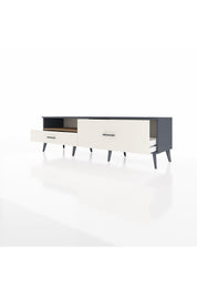 Hyperion TV Ünitesi Tek Raflı 2 Çekmeceli  176x44x51 Antrasit-Çam/Aytaşı