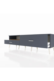 Hyperion TV Ünitesi Tek Raflı 2 Çekmeceli  176x44x51 Antrasit-Çam/Antrasit