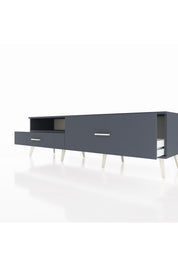 Hyperion TV Ünitesi Tek Raflı 2 Çekmeceli  176x44x51 Antrasit-Antrasit/Antrasit