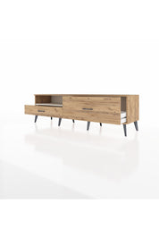 Hyperion TV Ünitesi Tek Raflı 2 Çekmeceli  176x44x51 Çam-Aytaşı/Çam