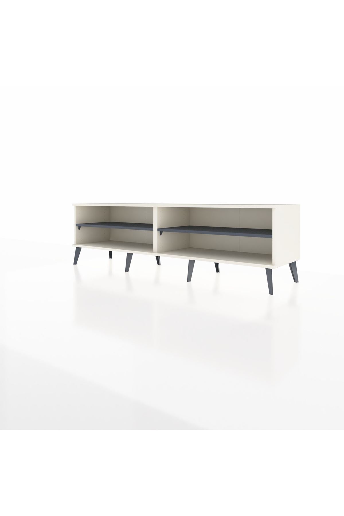 Hyperion TV Ünitesi 2 Raflı  176x44x51 Aytaşı-Aytaşı/Antrasit