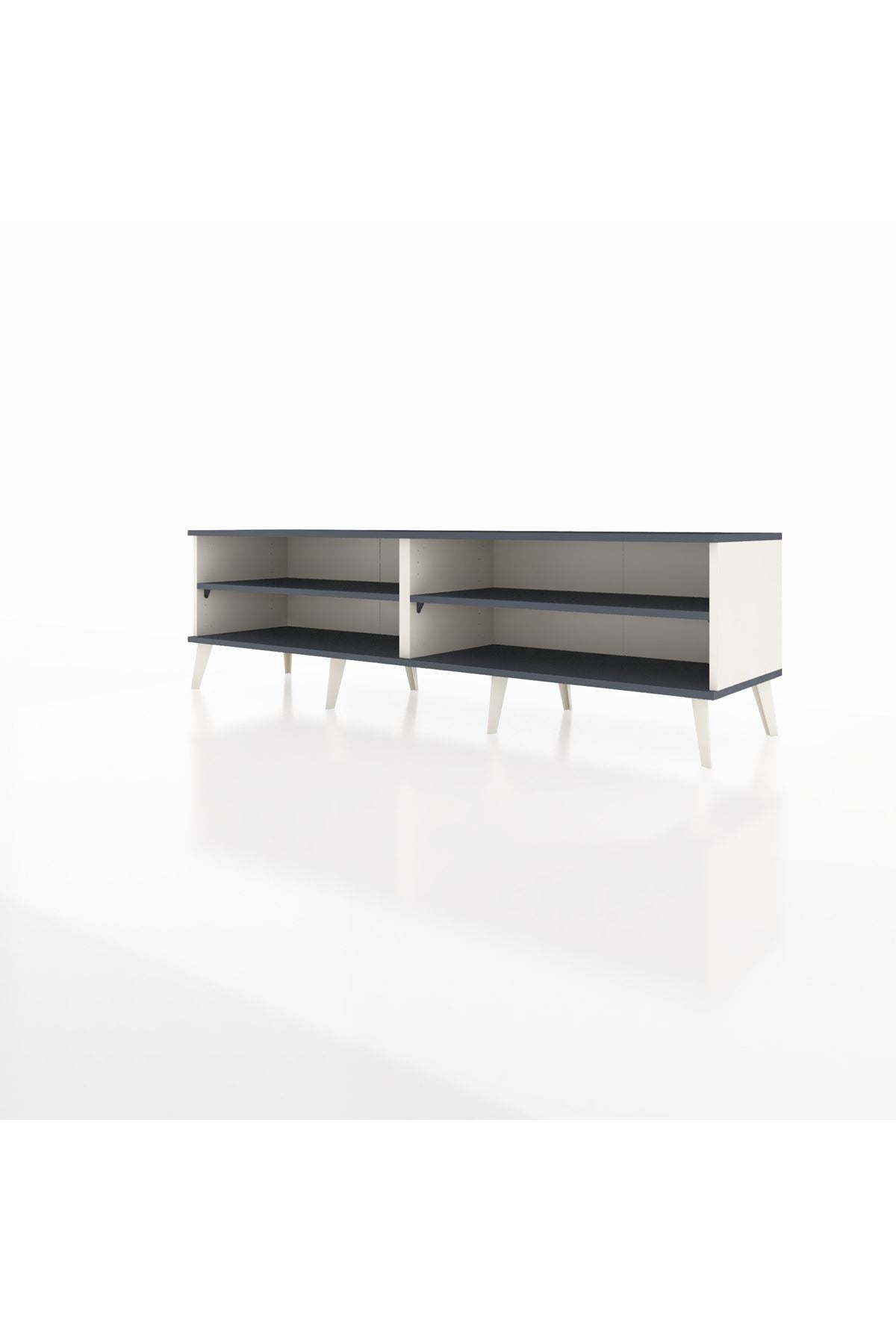 Hyperion TV Ünitesi 2 Raflı  176x44x51 Aytaşı-Antrasit/Antrasit