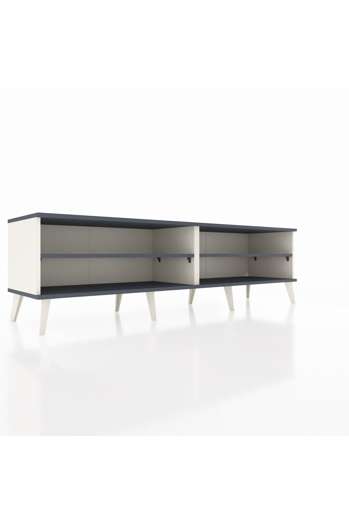 Hyperion TV Ünitesi 2 Raflı  176x44x51 Aytaşı-Antrasit/Antrasit