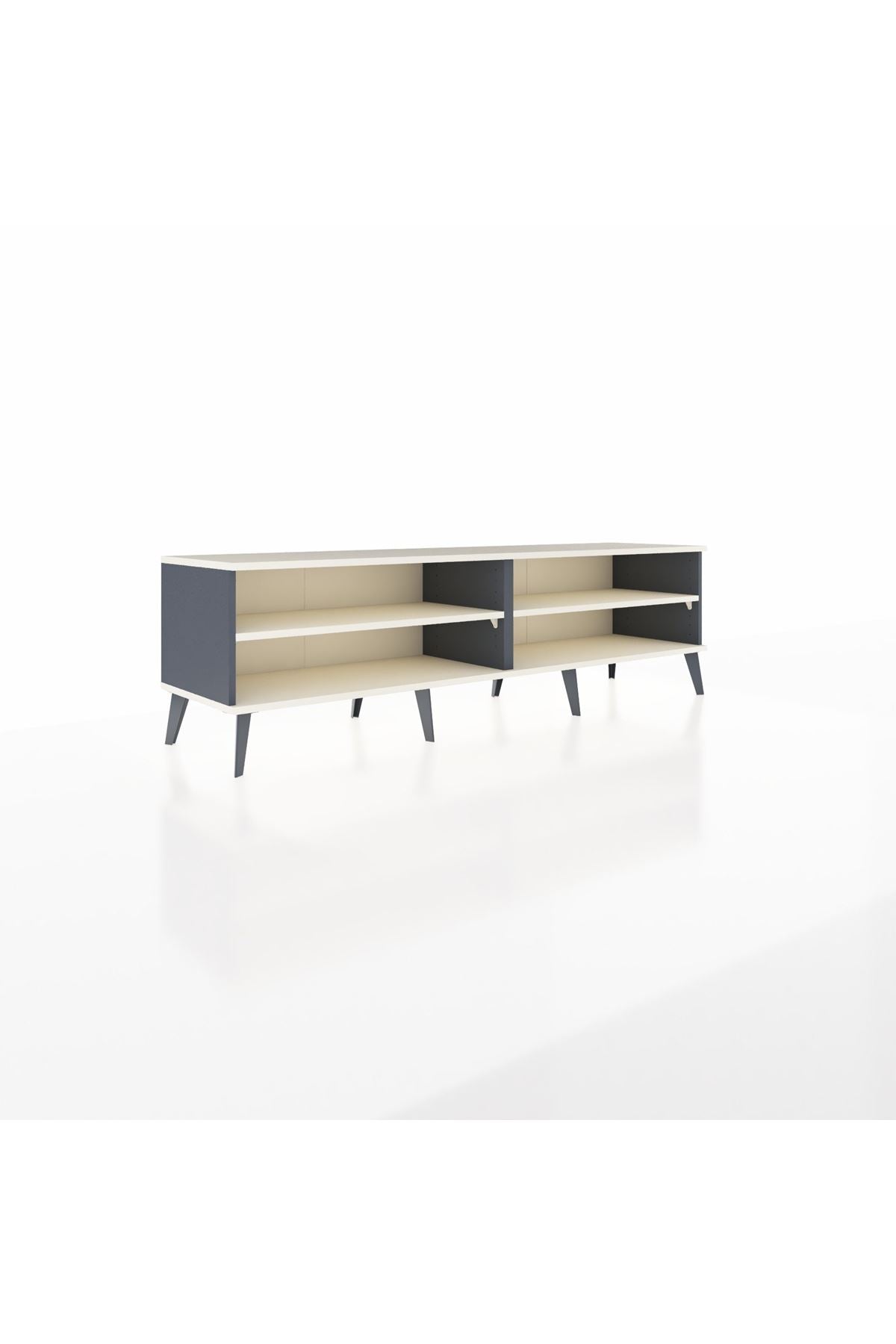 Hyperion TV Ünitesi 2 Raflı  176x44x51 Antrasit-Aytaşı/Aytaşı