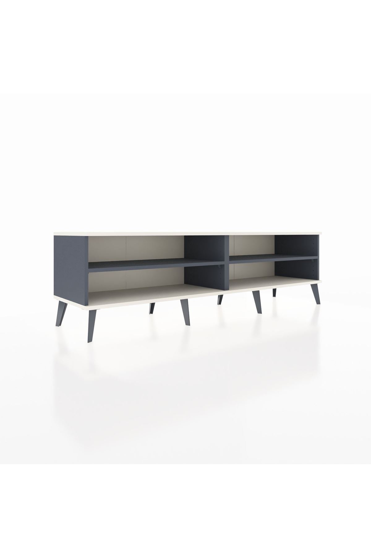 Hyperion TV Ünitesi 2 Raflı  176x44x51 Antrasit-Aytaşı/Antrasit