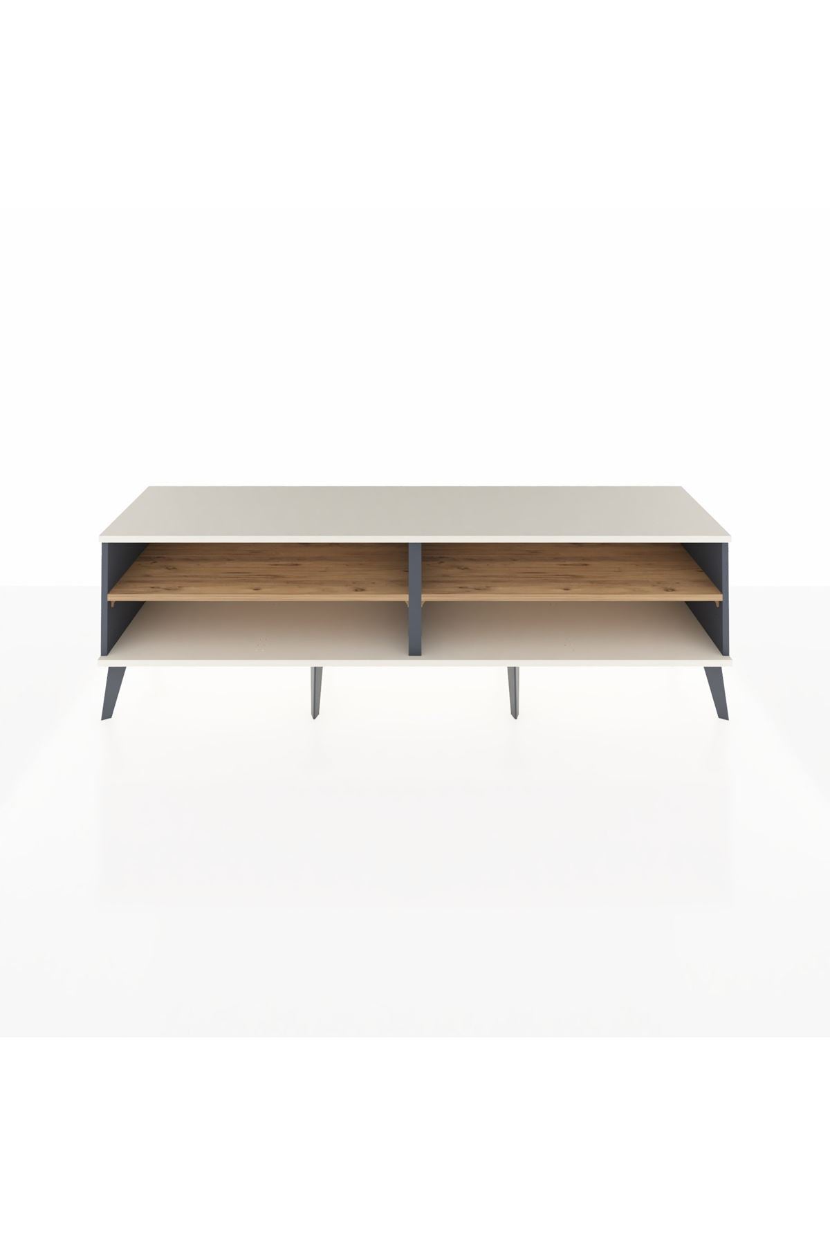 Hyperion TV Ünitesi 2 Raflı  176x44x51 Antrasit-Aytaşı/Çam