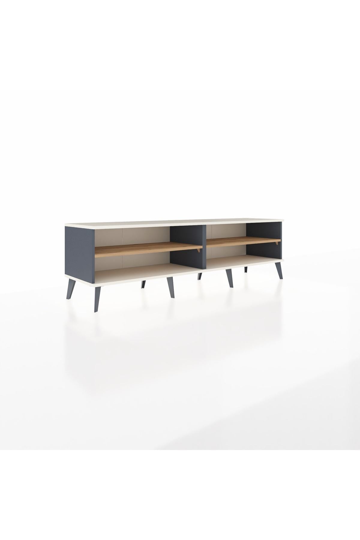 Hyperion TV Ünitesi 2 Raflı  176x44x51 Antrasit-Aytaşı/Çam