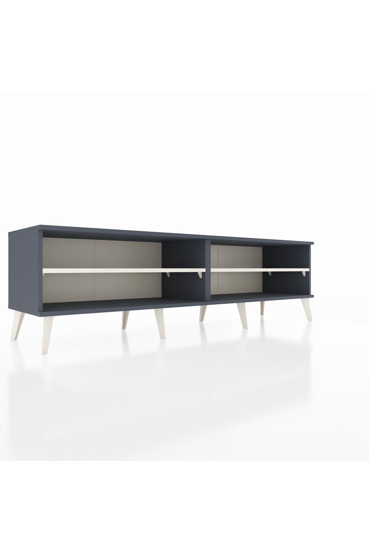 Hyperion TV Ünitesi 2 Raflı  176x44x51 Antrasit-Antrasit/Aytaşı