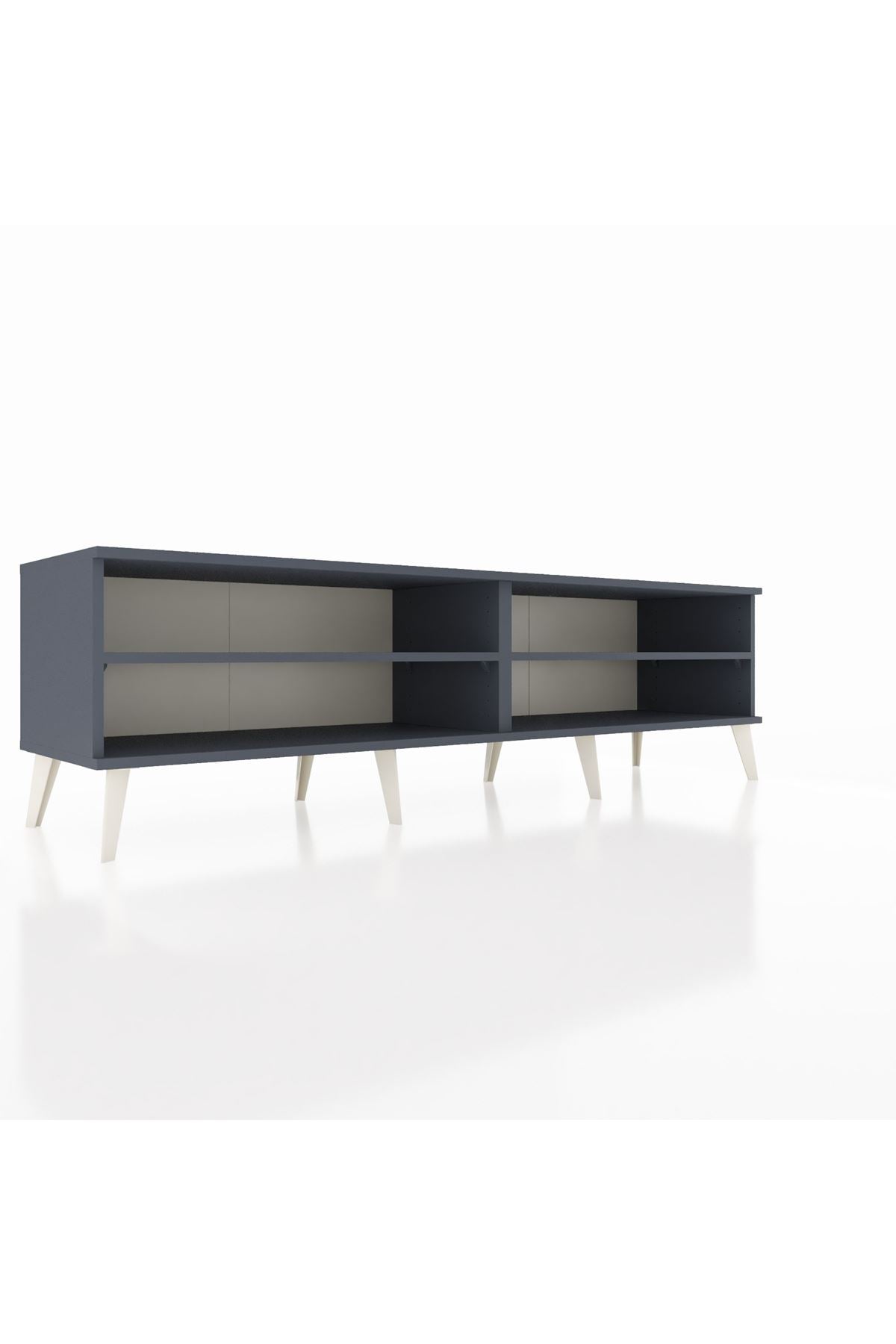 Hyperion TV Ünitesi 2 Raflı  176x44x51 Antrasit-Antrasit/Antrasit