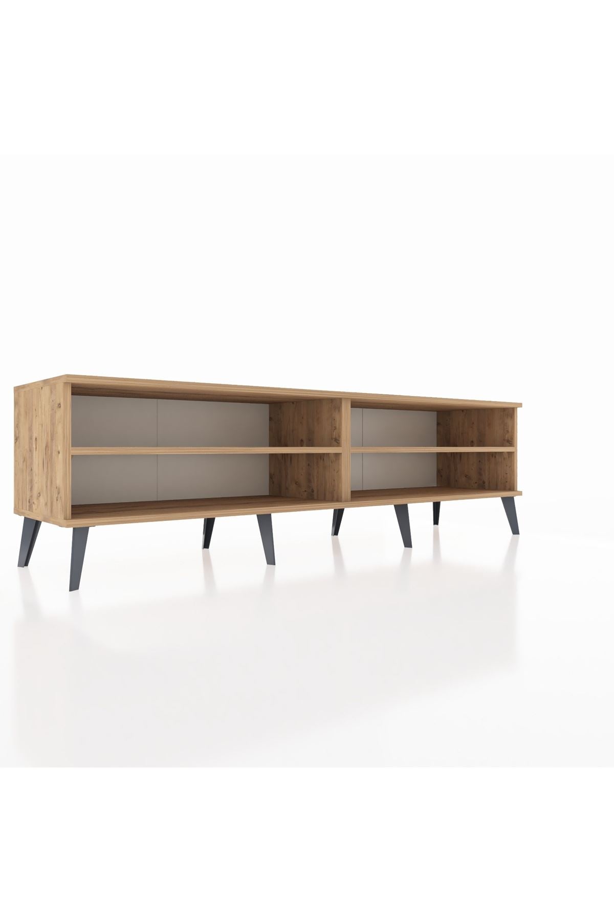 Hyperion TV Ünitesi 2 Raflı  176x44x51 Çam-Çam/Çam