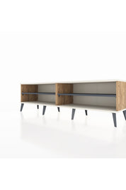 Hyperion TV Ünitesi 2 Raflı  176x44x51 Çam-Aytaşı/Antrasit