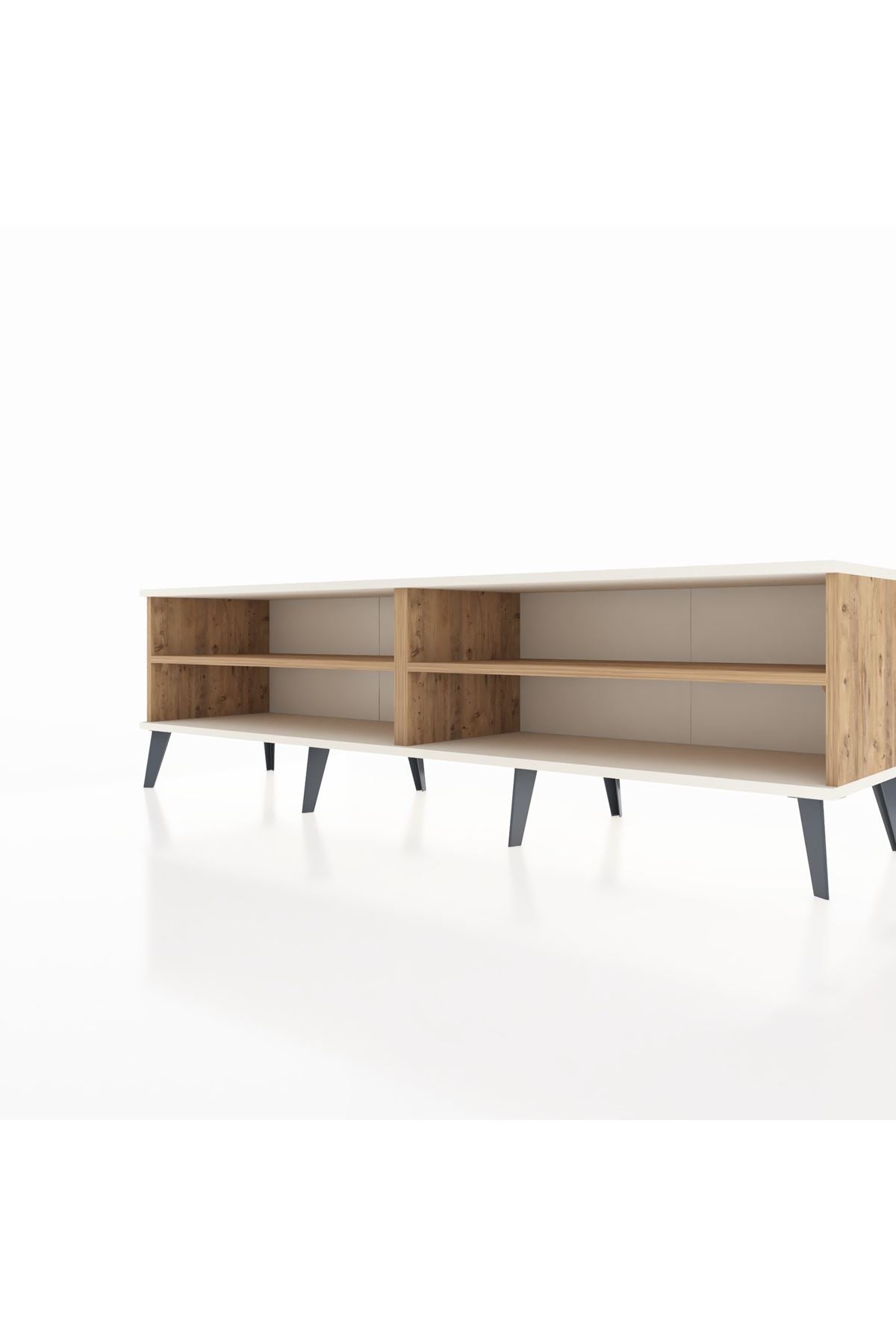 Hyperion TV Ünitesi 2 Raflı  176x44x51 Çam-Aytaşı/Çam