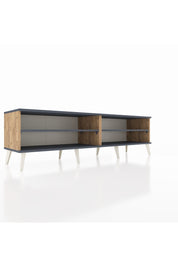 Hyperion TV Ünitesi 2 Raflı  176x44x51 Çam-Antrasit/Antrasit