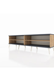 Hyperion TV Ünitesi 2 Raflı  176x44x51 Çam-Antrasit/Çam