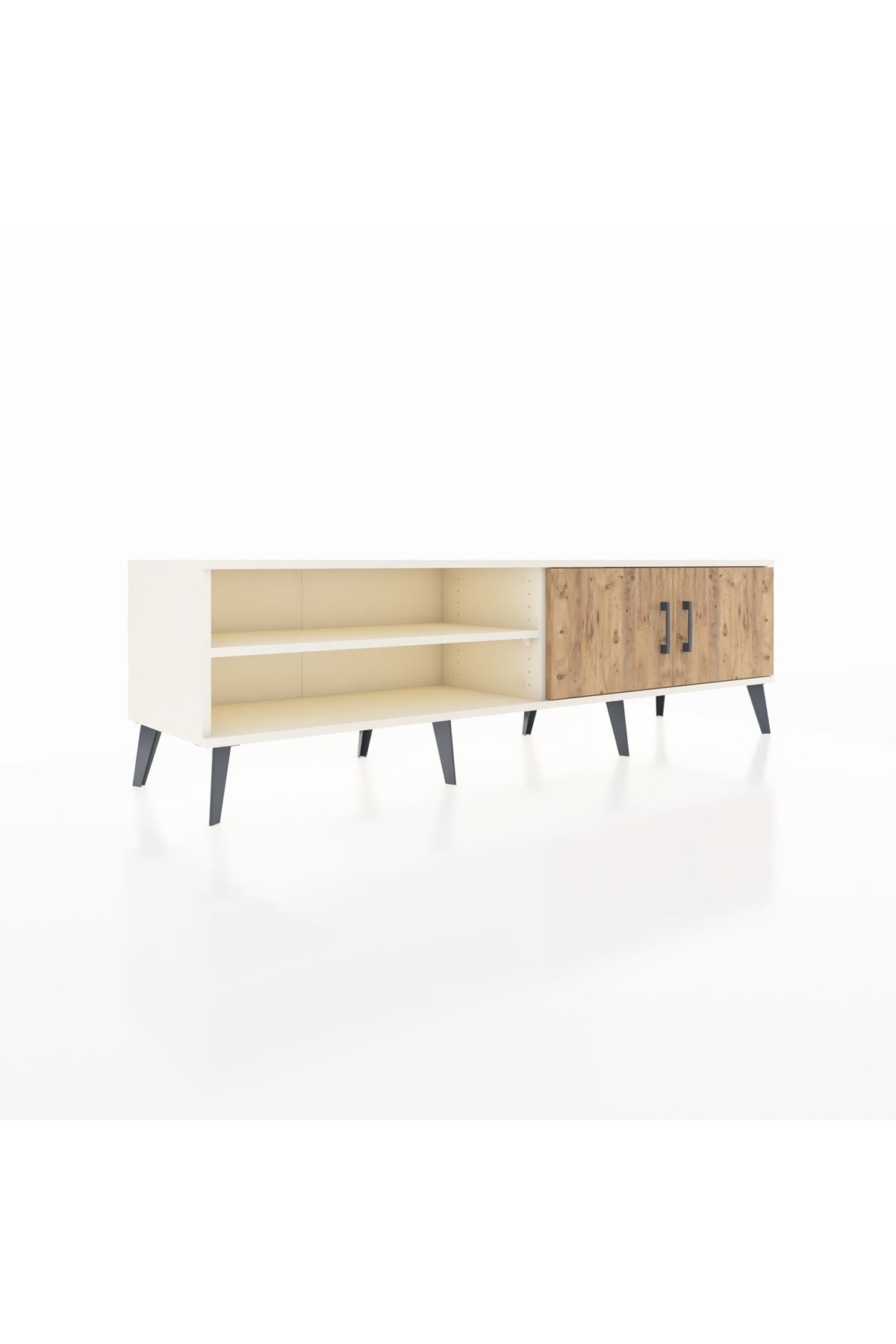 Hyperion TV Ünitesi 2 Raflı 2 Kapaklı 176x44x51 Aytaşı-Çam/Aytaşı