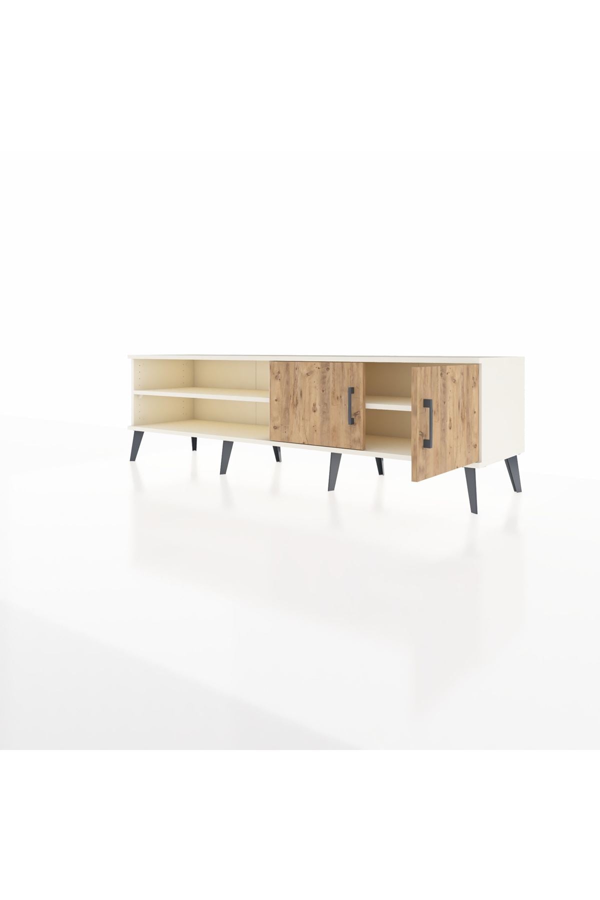 Hyperion TV Ünitesi 2 Raflı 2 Kapaklı 176x44x51 Aytaşı-Çam/Aytaşı