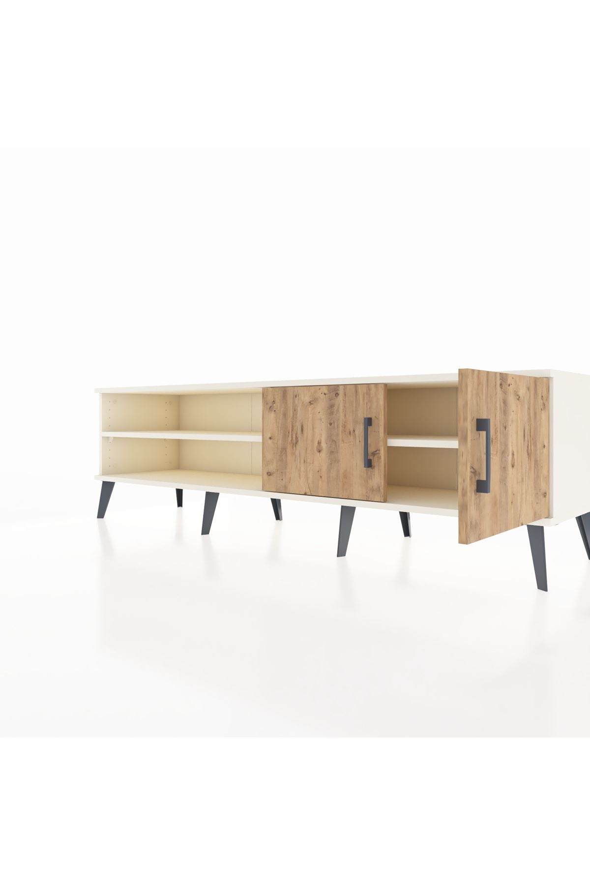 Hyperion TV Ünitesi 2 Raflı 2 Kapaklı 176x44x51 Aytaşı-Çam/Aytaşı