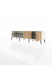 Hyperion TV Ünitesi 2 Raflı 2 Kapaklı 176x44x51 Aytaşı-Çam/Antrasit