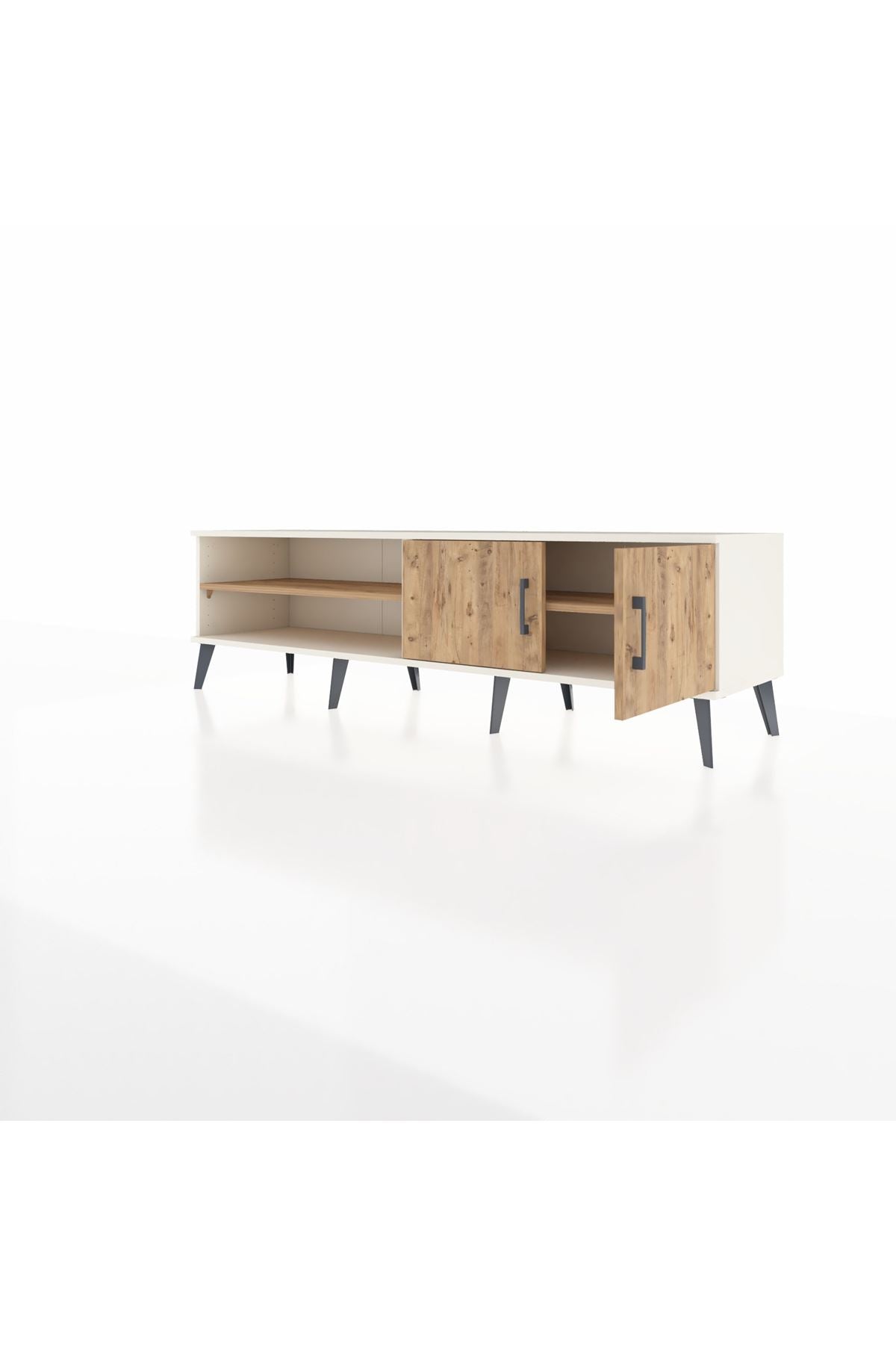 Hyperion TV Ünitesi 2 Raflı 2 Kapaklı 176x44x51 Aytaşı-Çam/Çam