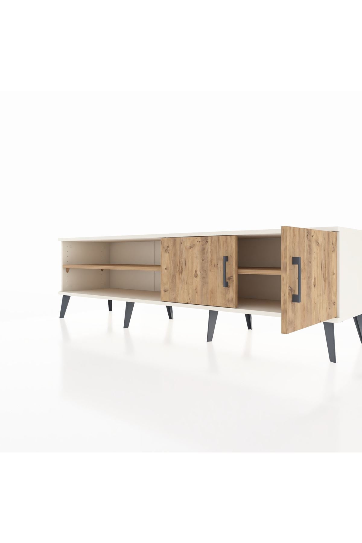 Hyperion TV Ünitesi 2 Raflı 2 Kapaklı 176x44x51 Aytaşı-Çam/Çam