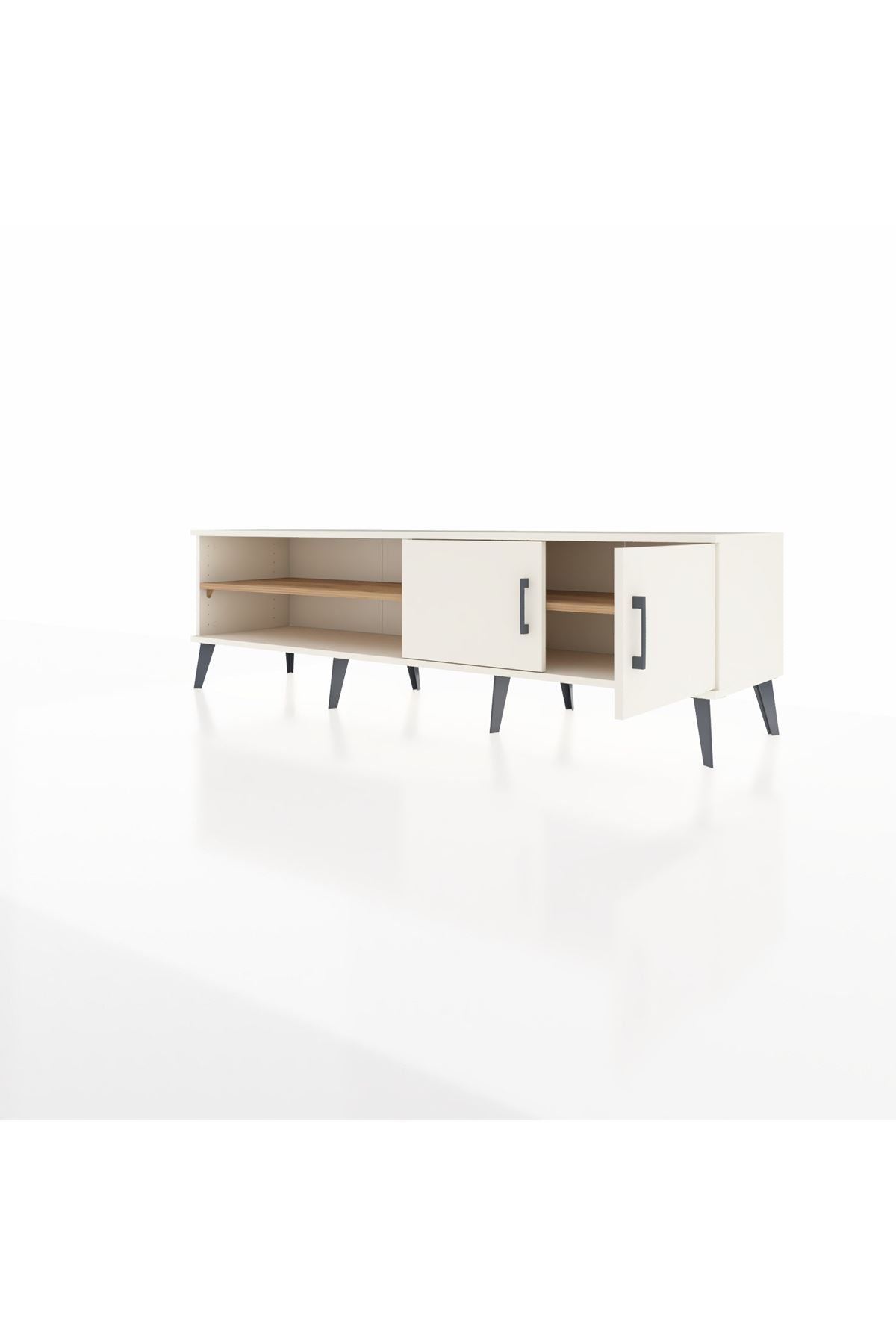 Hyperion TV Ünitesi 2 Raflı 2 Kapaklı 176x44x51 Aytaşı-Aytaşı/Çam