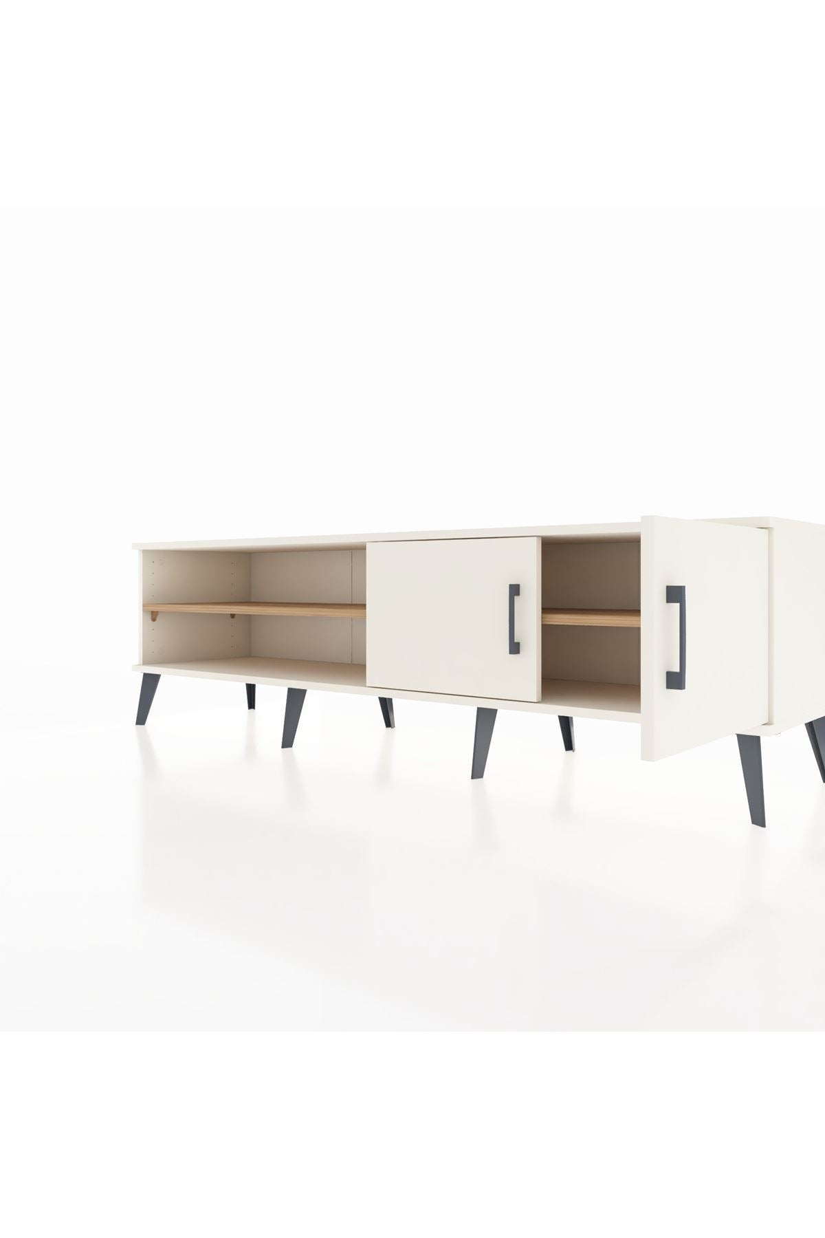 Hyperion TV Ünitesi 2 Raflı 2 Kapaklı 176x44x51 Aytaşı-Aytaşı/Çam