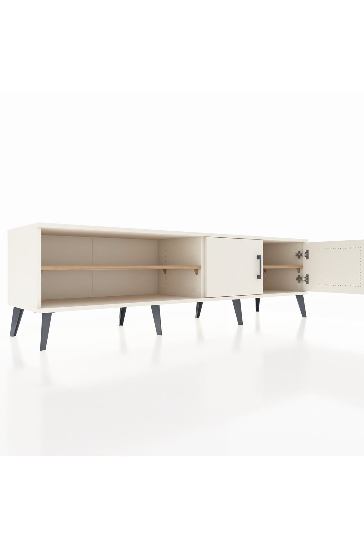 Hyperion TV Ünitesi 2 Raflı 2 Kapaklı 176x44x51 Aytaşı-Aytaşı/Çam