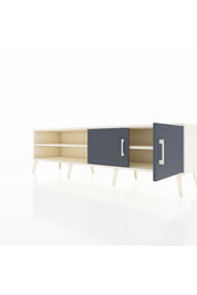 Hyperion TV Ünitesi 2 Raflı 2 Kapaklı 176x44x51 Aytaşı-Antrasit/Aytaşı