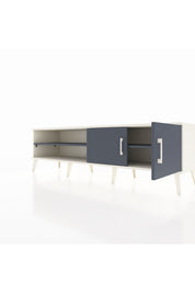 Hyperion TV Ünitesi 2 Raflı 2 Kapaklı 176x44x51 Aytaşı-Antrasit/Antrasit