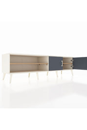 Hyperion TV Ünitesi 2 Raflı 2 Kapaklı 176x44x51 Aytaşı-Antrasit/Çam