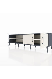 Hyperion TV Ünitesi 2 Raflı 2 Kapaklı 176x44x51 Antrasit-Aytaşı/Aytaşı