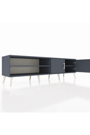 Hyperion TV Ünitesi 2 Raflı 2 Kapaklı 176x44x51 Antrasit-Antrasit/Antrasit