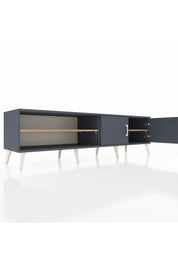 Hyperion TV Ünitesi 2 Raflı 2 Kapaklı 176x44x51 Antrasit-Antrasit/Çam