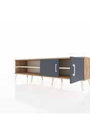 Hyperion TV Ünitesi 2 Raflı 2 Kapaklı 176x44x51 Çam-Antrasit/Aytaşı