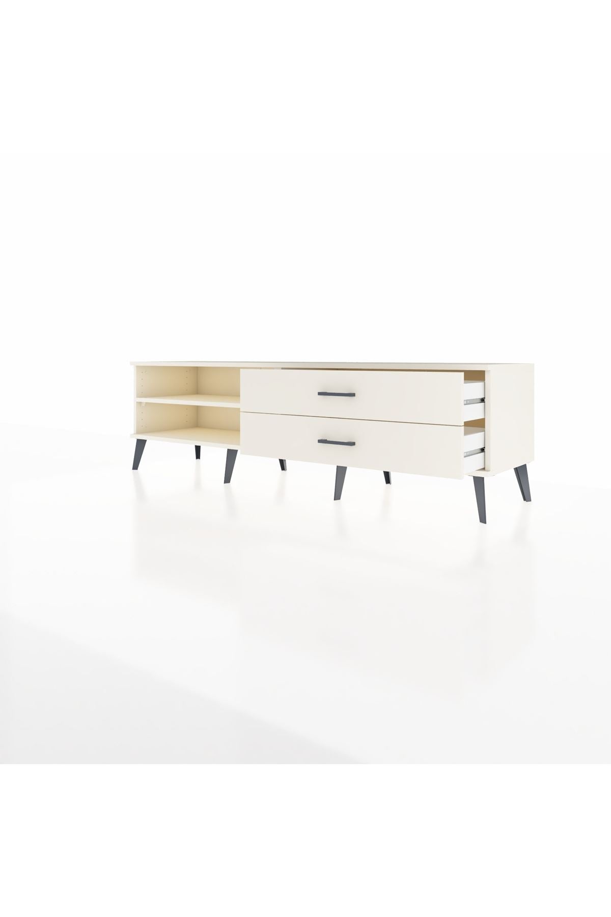 Hyperion TV Ünitesi Tek Raflı 2 Çekmeceli  176x44x51 Aytaşı-Aytaşı/Aytaşı